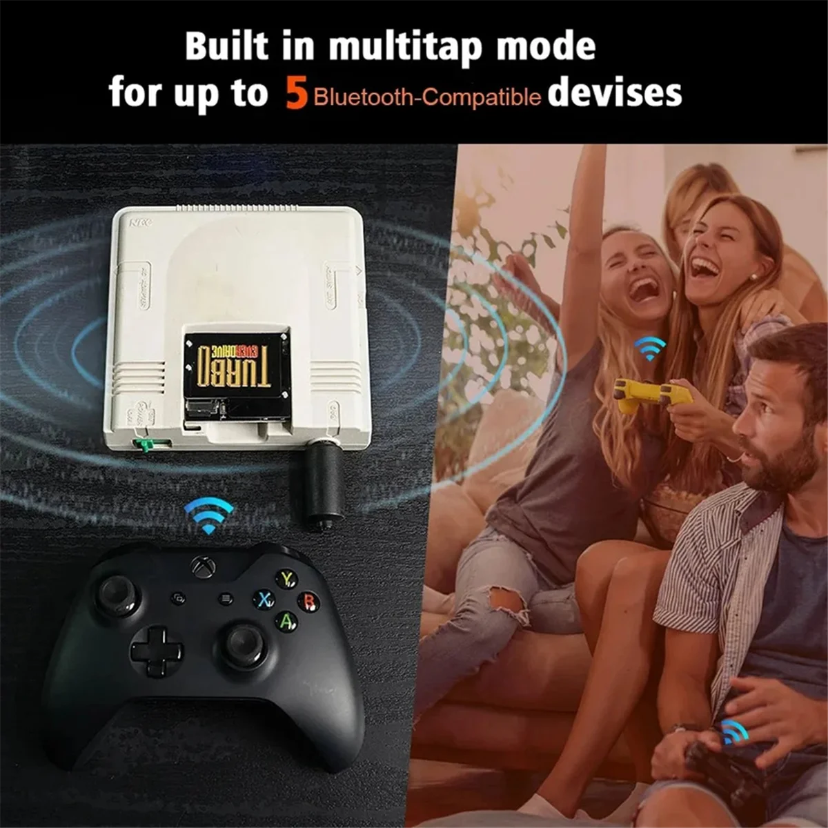 

New 3C-Wireless Game Controller Adapter for PC Engine for CoreGrafx Consoles to for for Switch Contorllers