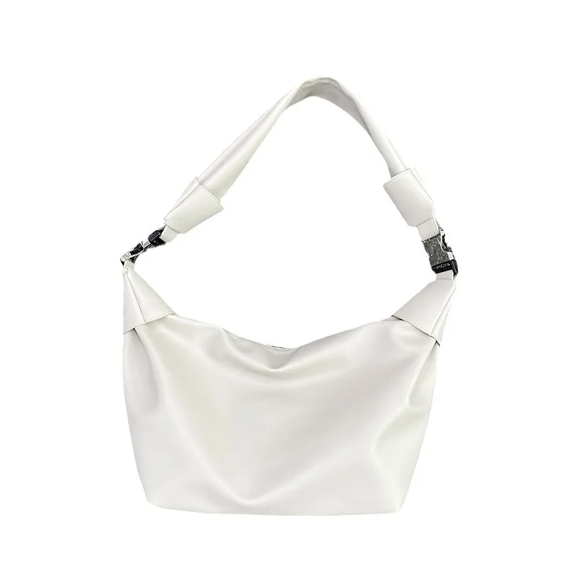 New Minimalist Dumpling-shaped Men's Fashionable Multi-purpose Crossbody Bag for Daily Use, Large Capacity, Single Shoulder Bag