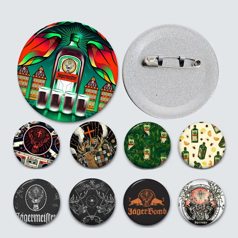 Pin de Solapa con Icono de Animal, Diseño Creativo de J-Jagermeister, en Lata, para Mochila o Accesorios