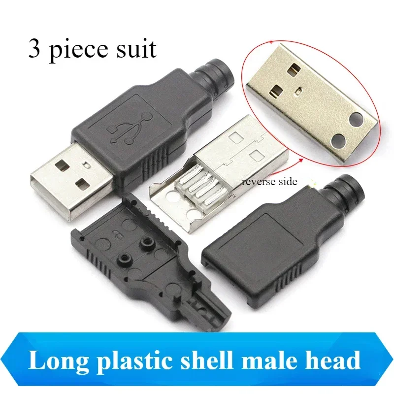 USB2.0 A Solderless Plug Connector 4Pin 8Pin USB3.0 Male Female Terminals are Used for Connecting Data Lines of Mobile Phones