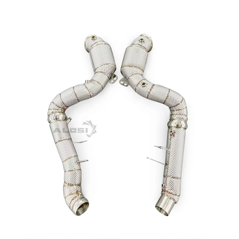 

Suitable for Mercedes-Benz GLE63W167 4.0T Stainless Steel High Performance Downspout with Heat Hood