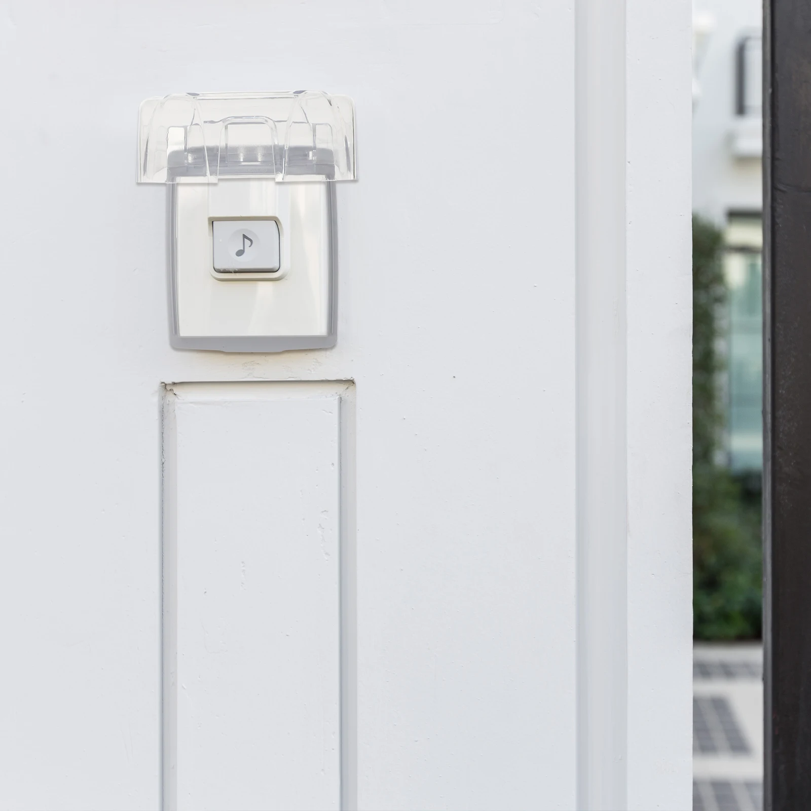 

Wireless Doorbell Waterproof Cover Protection Clear Transparent Rainproof Splashproof Outdoor Weatherproof Cover for Access Door