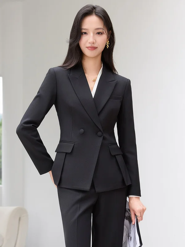 Early Autumn High-Definition Slimming Professional Suit Set Women's Long Sleeve Commute Interview Formal Workwear