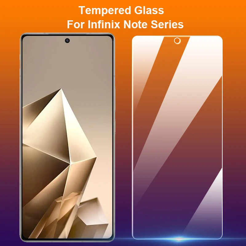 For Infinix Note 50 50X 40 40X 30 30i 12 G96 VIP 12i 11 11s Pro Clear Tempered Glass 9H 2.5D Screen Protector Protective Film