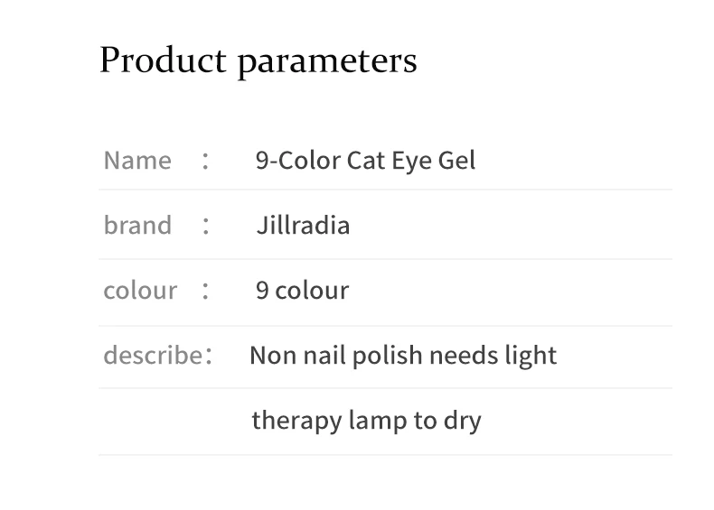 9 Farben Patting Gel Smudge Canned Hochpigmentierter Beliebter Halbfester Nagellack Gel Speziell für Nagelstudios – Detail 10