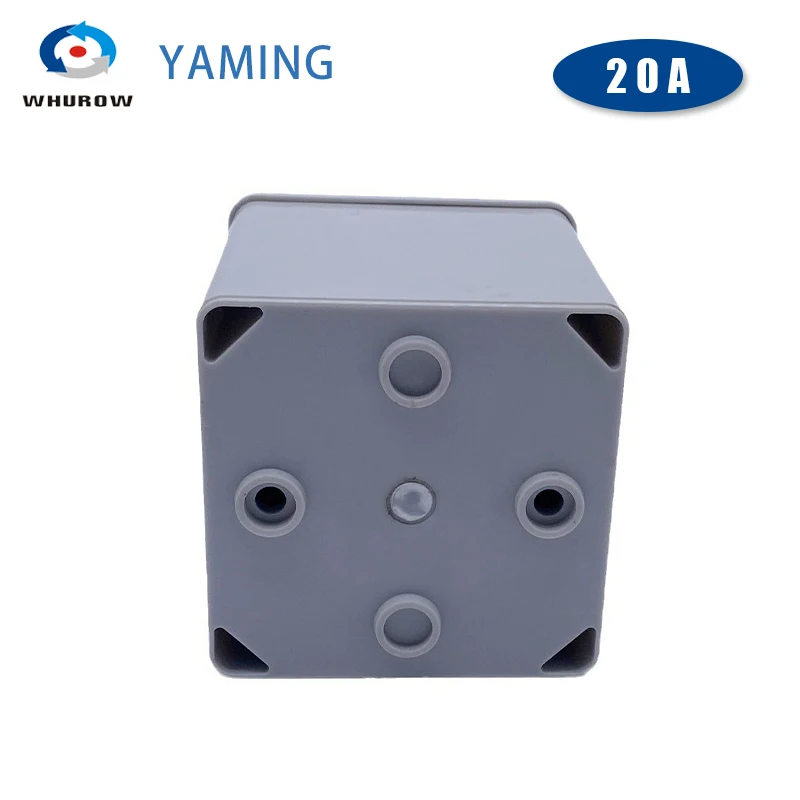 20A Universal Conversion Selector With Box LW26-20/4 Four Poles Rotation Selection Waterproof Control Circuit Cam Switch
