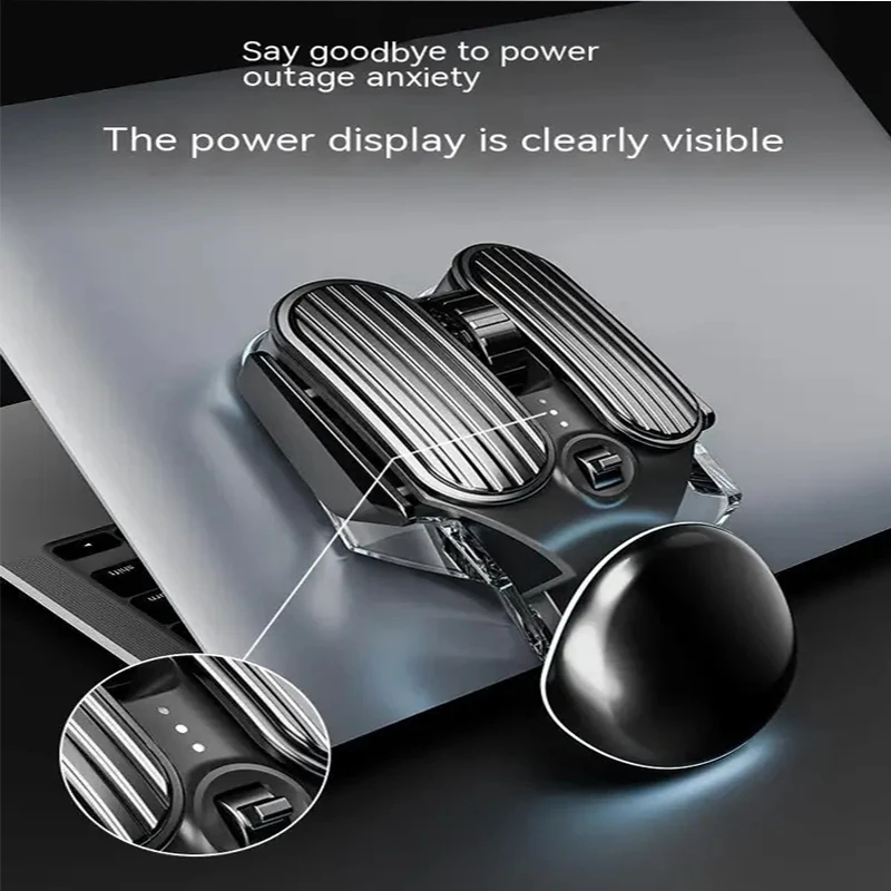 

Беспроводная Bluetooth-мышь Q3 2.4GHZ в стиле научной фантастики, двухрежимная, с длительным временем автономной работы