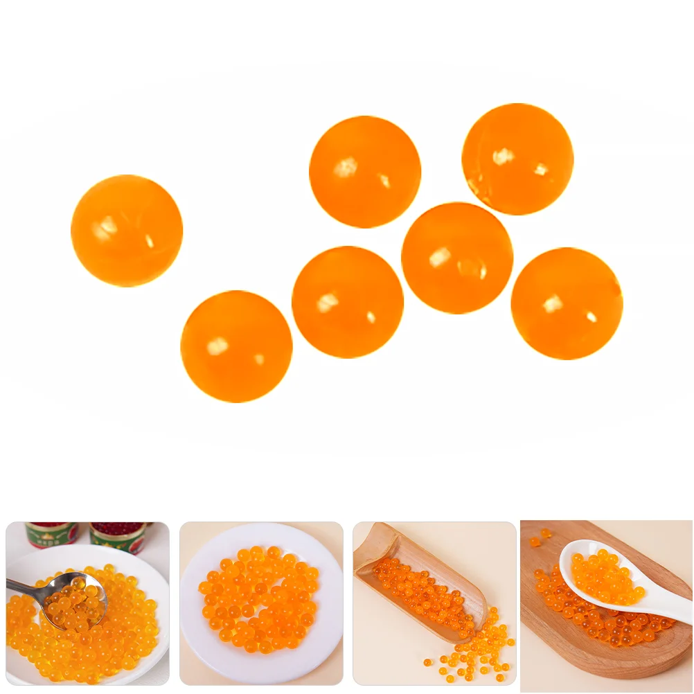 100 Pcs Realistic Imitation Caviar Sushi Japanese Toy Bowl Noodles Food Props Handcrafted Accessories Play Set Kids Adults