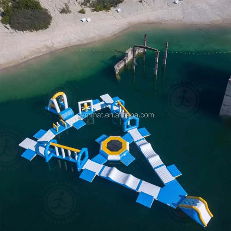 Quality Commercial Pool Inflatable Obstacle Courses And Modular Obstacles