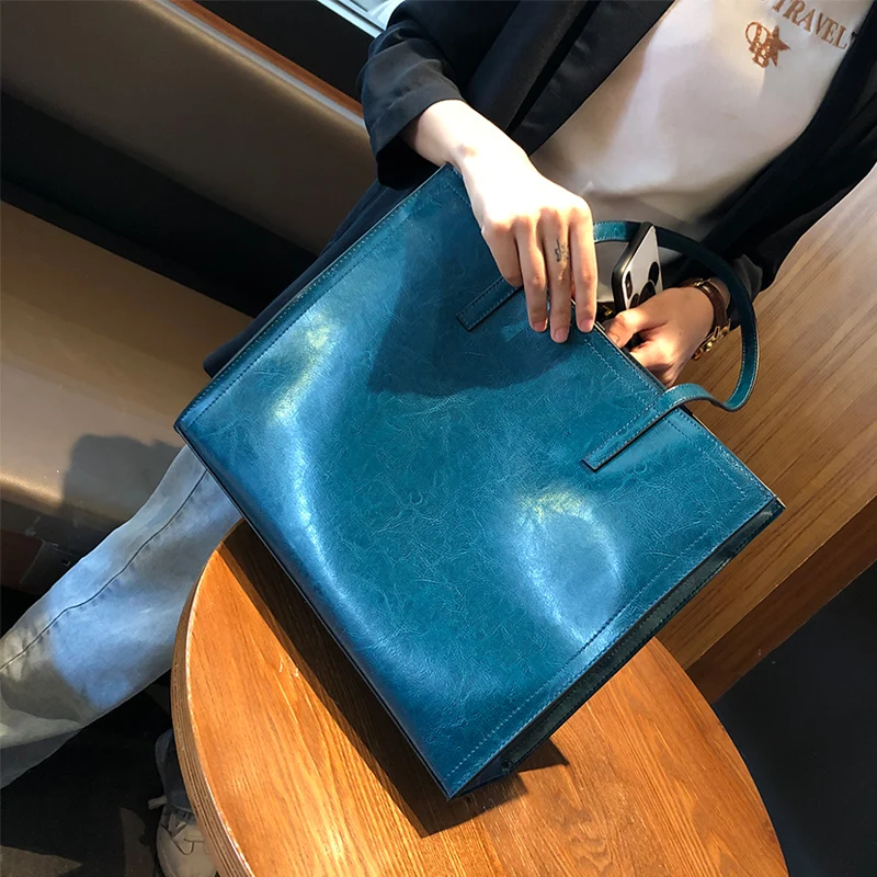 

Women Cow Genuine Leather Luxury Shoulder Bags Lady Retro Soft Cowhide Handbags Female Design Fashion Tote Bucket Bag for Ladies