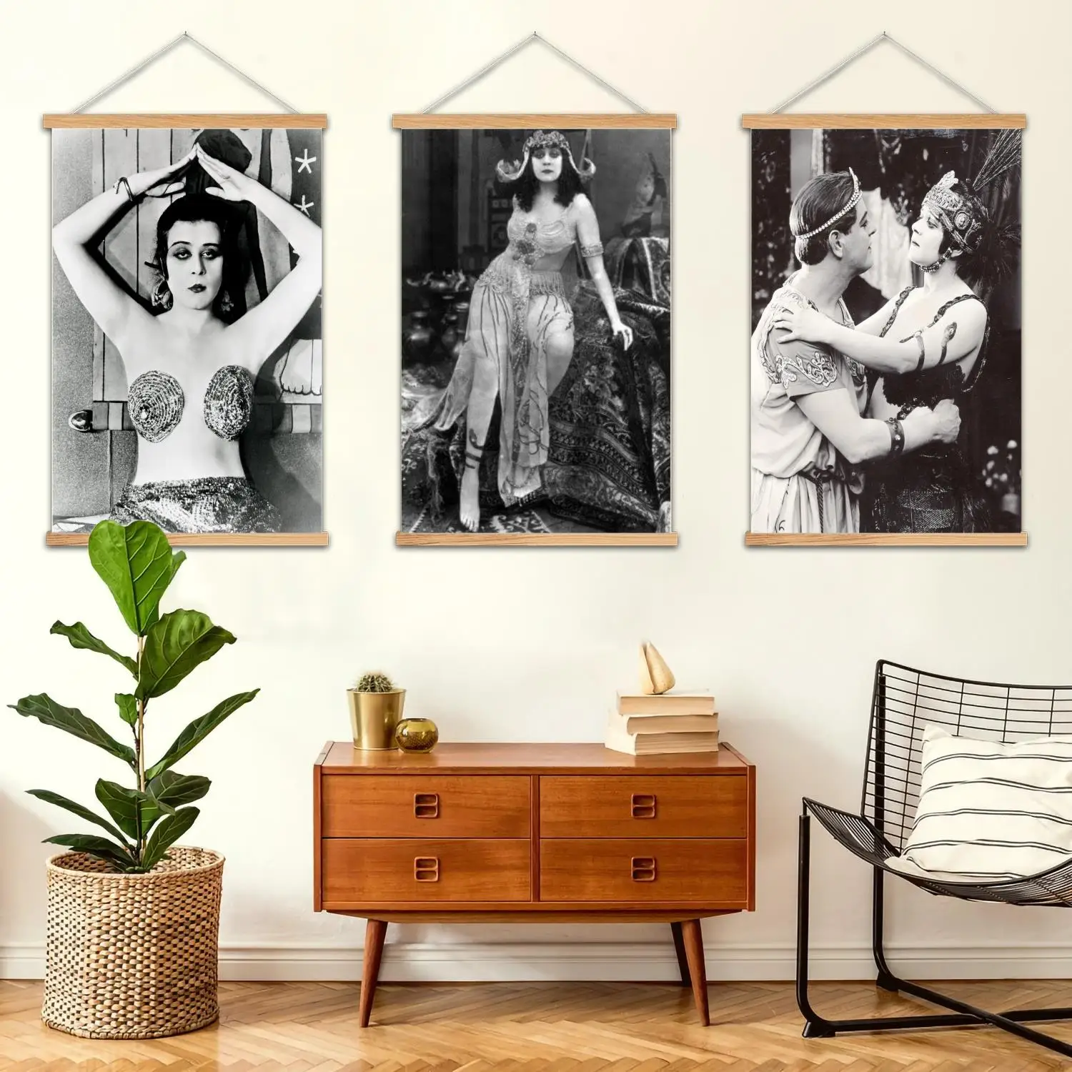 theda bara Framed Wall Painting Canvas Art Poster and Wall Art  Modern Family Bedroom DecorDecorative painting