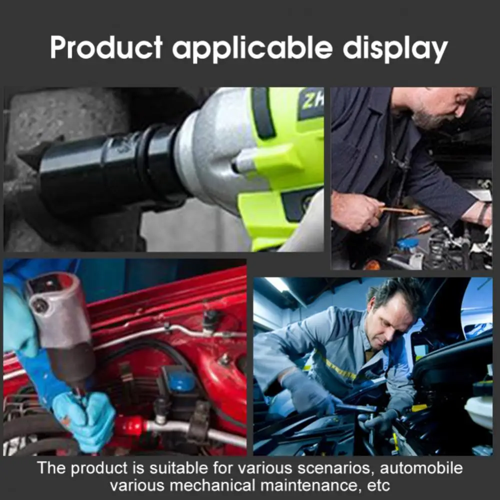 Universele Adaptieve Moersleutel Adapter Ratel Koppel Moersleutel Adapter 1/2 Inch Vierkant Naar 1/4 Inch Hex Ratel Socket Converter