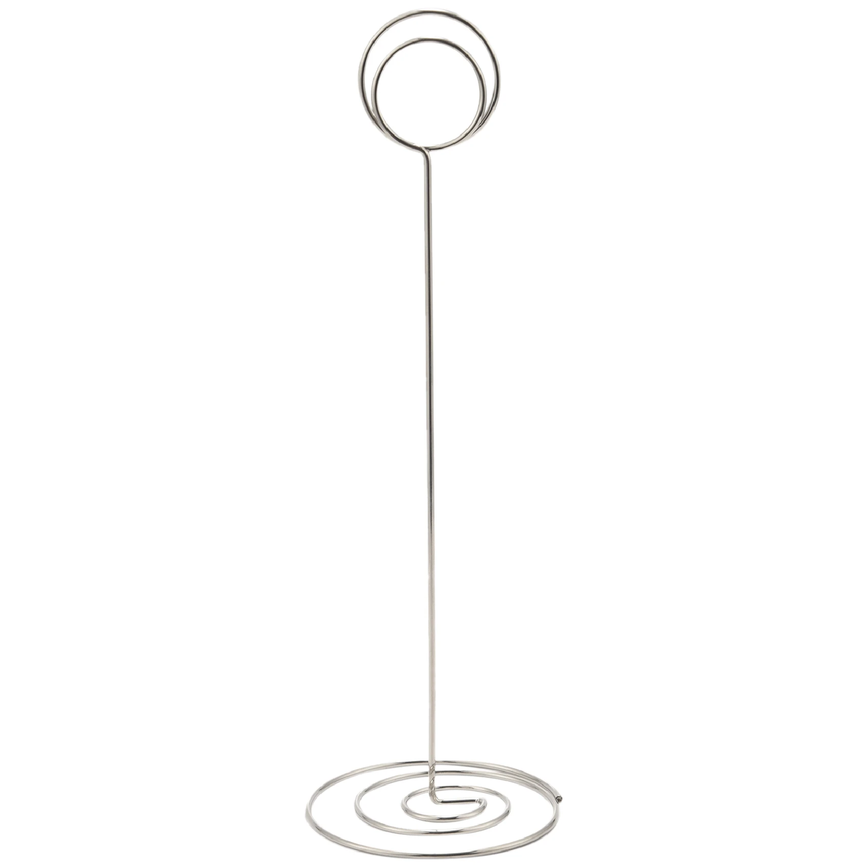 15 Pack 8.75 Inch Tall Table Number Holder, Place Card Holder, Table Picture Holder, Wire Photo Holder Clip,Menu Memo Note Stand