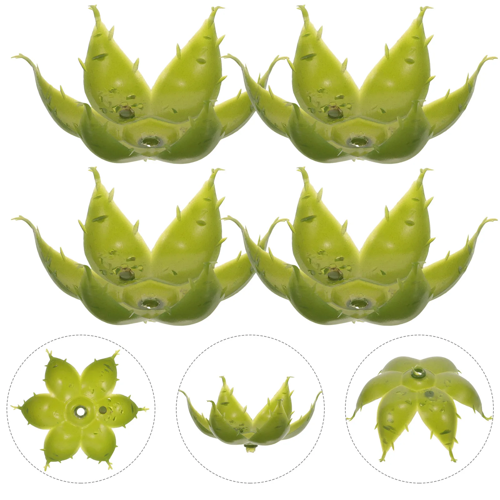 50 قطعة من حبوب الكاليس الزهرية الاصطناعية البلاستيكية لصنع الزهور ذاتية الصنع وعاء الأزهار المزيفة حرفة الكالكس الوردية النابضة بالحياة