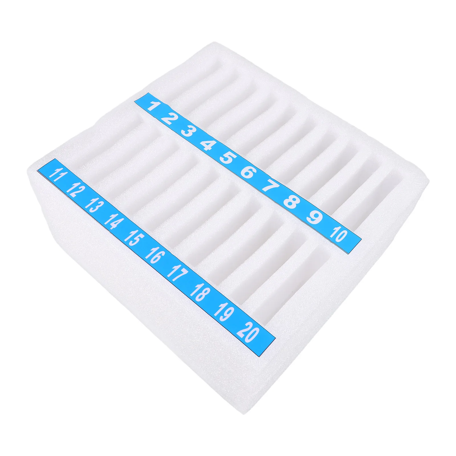 

Mobile Phone Storage Box 20 Grids Organizer Desk Classroom Holder Office Meeting Tempered Glass Rack Storage Container