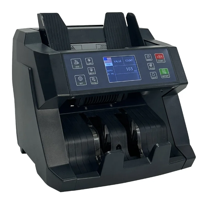 

2025 hot sale KT-5800 UVMG Money Counting Machine Multi Currencies USD PKR GHS KES EGP Cash Note Bill Counter Detector With TFT