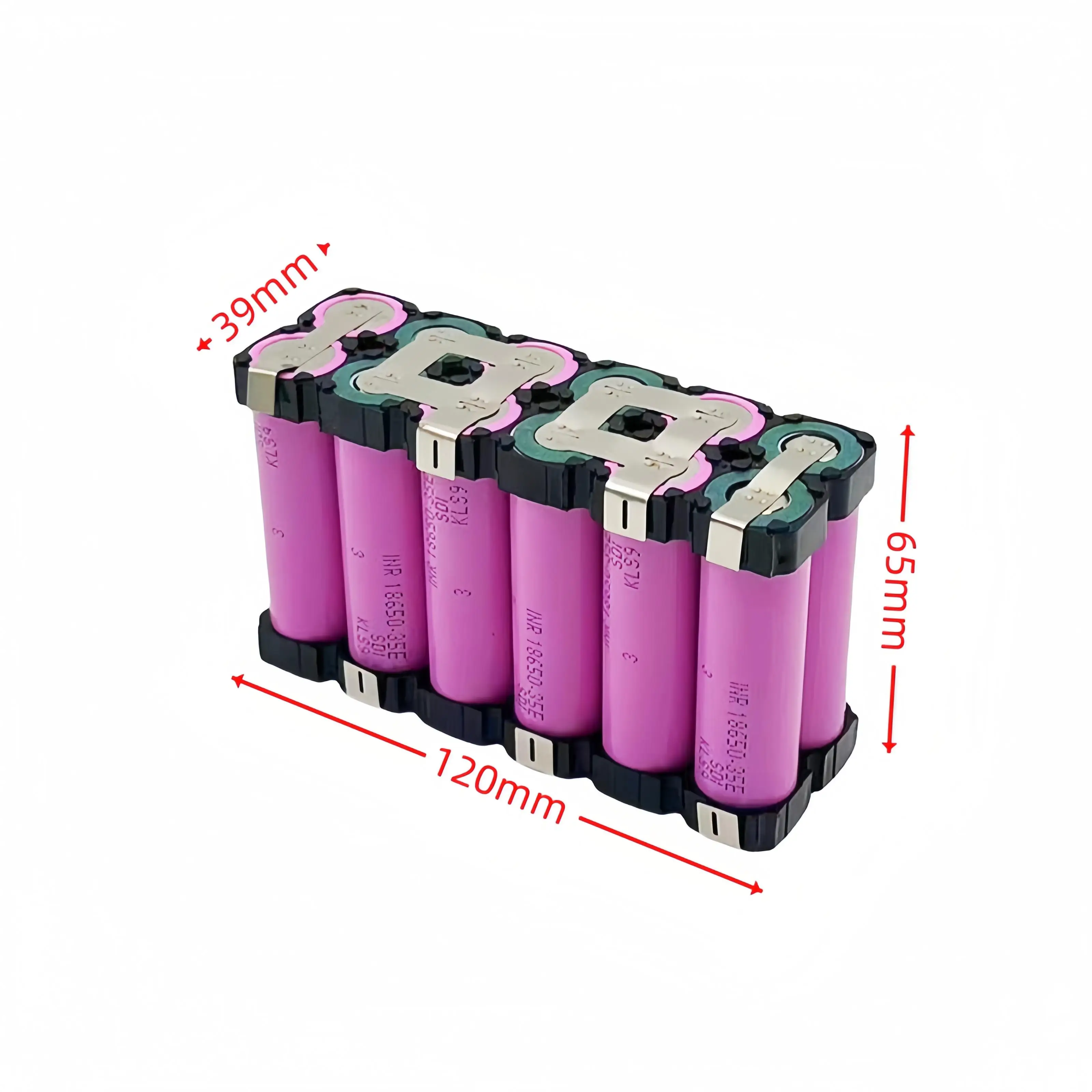 6S2P 35E 21V/25.2V 18650 lithium battery pack custom battery welding 7000mAh battery