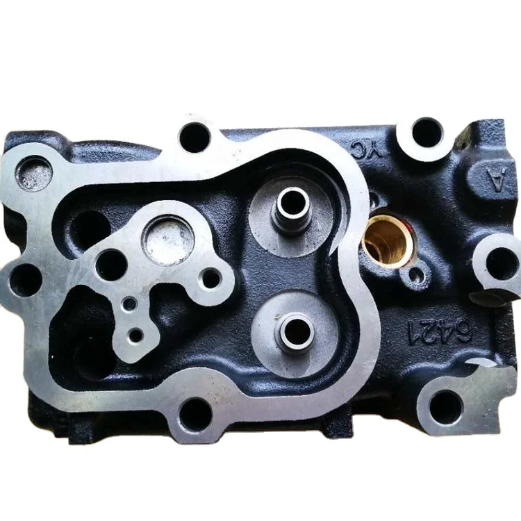 

High quality D6AC Engine Cylinder head for Hyundai excavator engine parts