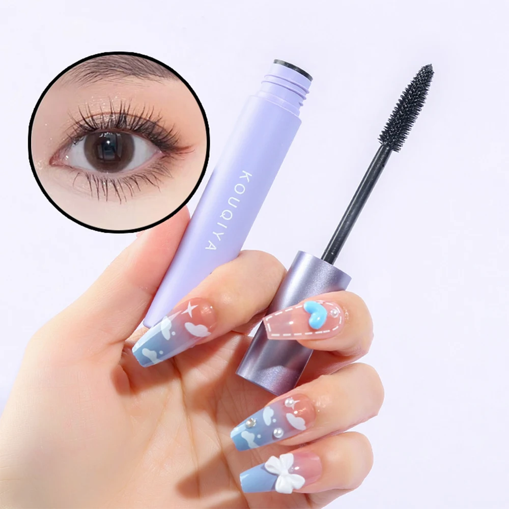 5D Silk Fiber Lash Mascara Waterproof Anti-sweat Non-smudge Mascara for Eyelash Extension Black Thick Eye Lashes Curler Cosmetic