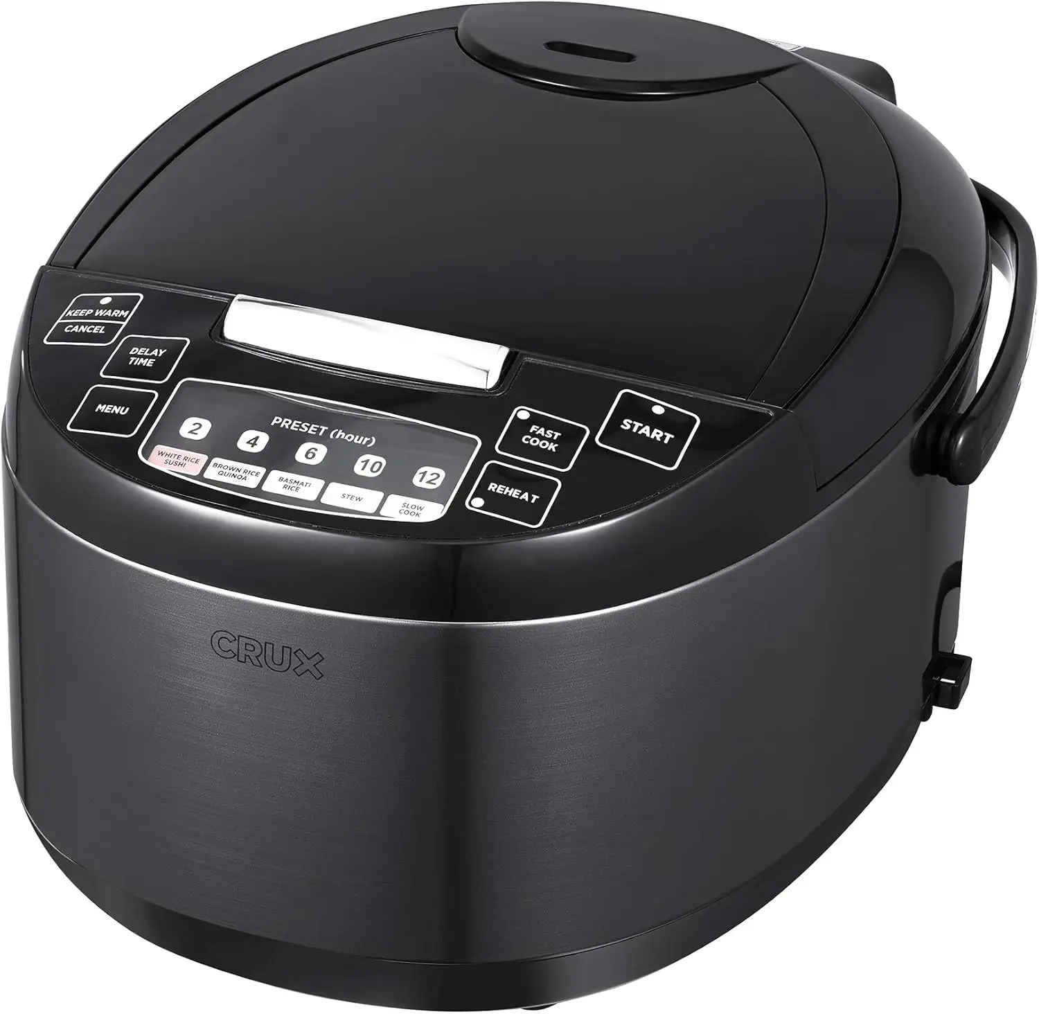 

12 Cup Non-Induction Rice Cooker, Multi-Cooker, Food Steamer, Slow Cooker, Stewpot, Easy One-Pot Healthy Meals, Dishwater Safe,