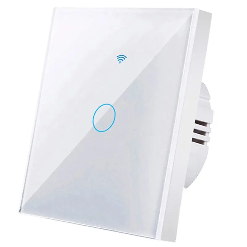 

AA77 Tuya Wifi Smart Switch With Neutral Wire EU Rf433mhz Touch Wall Switch For Alexa Google Voice Control APP For Smart Life