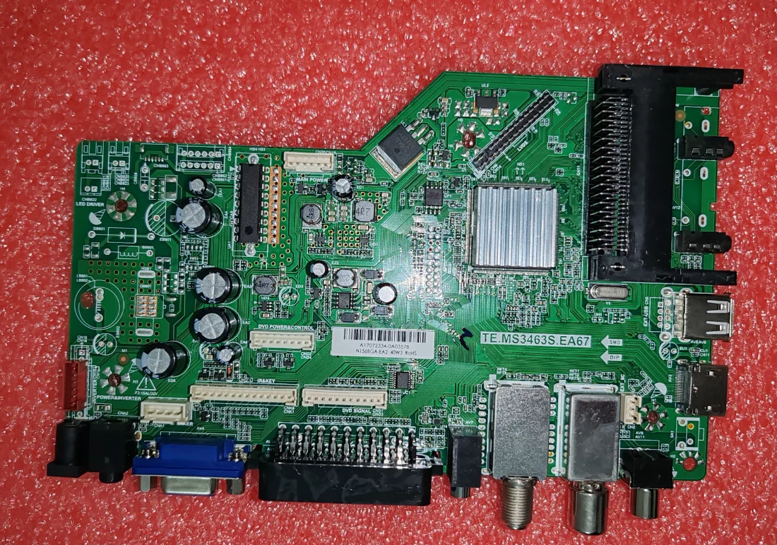 TE.MS3463S.EA67 TV motherboard for N156BGH-EA2  40W  working good