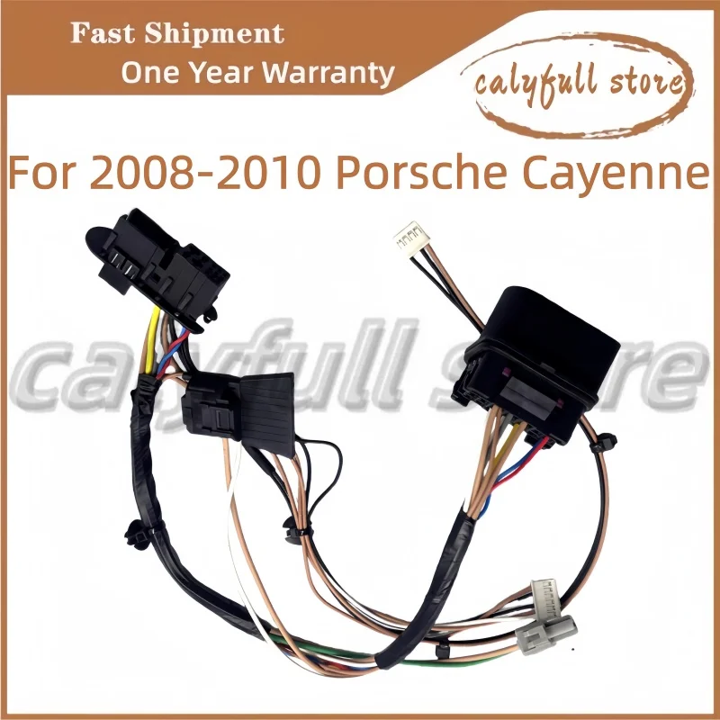

1pc for 2008-2010 Porsche Cayenne headlight internal wiring harness plug line group circuit