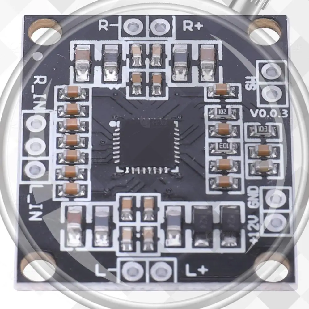 1-5 PCS HW-009 PAM8610 Stereo Mini Power Amplifier Board 2x15W DC7V-15V Compact Digital Amplifier Board Class D Dual Channel