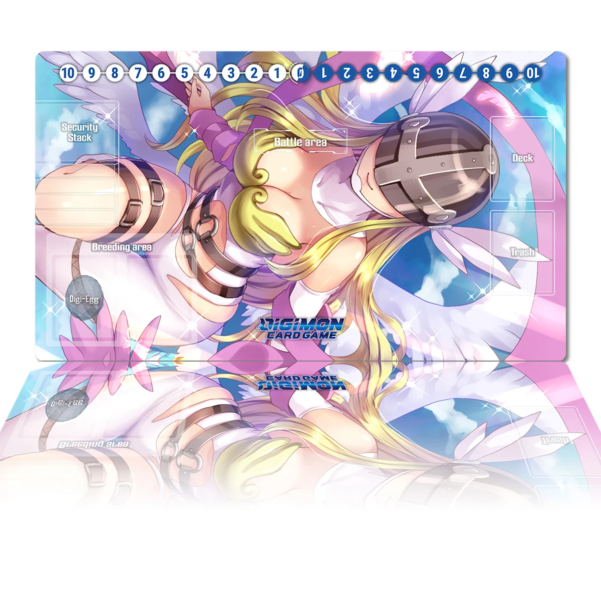 

Игровой коврик Digimon Angewomon TCG, коврик для настольных игр, Аниме Коврик для мыши, персонализированный Настольный коврик, игровые аксессуары, сумка для зон 60x35 см
