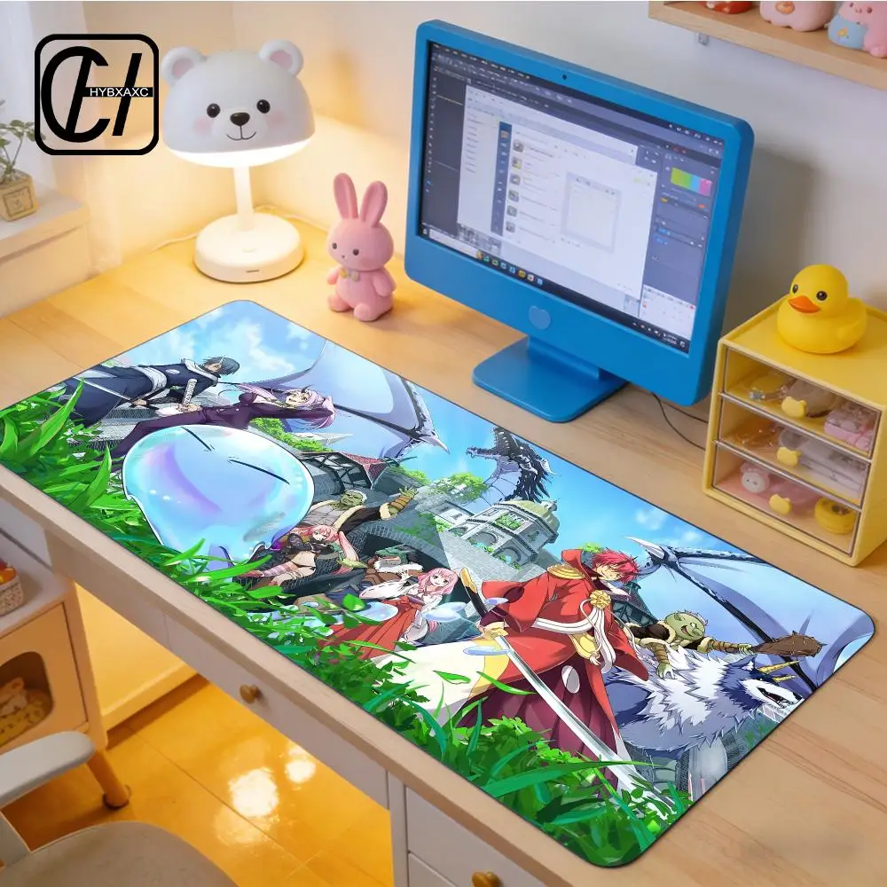 Anime That Time I Got R-Reincarnated As A S-Slime Mouse Pad Gaming Mouse Pad Oversize Desk Pad Keyboard Mouse Pad Carpet XAXC