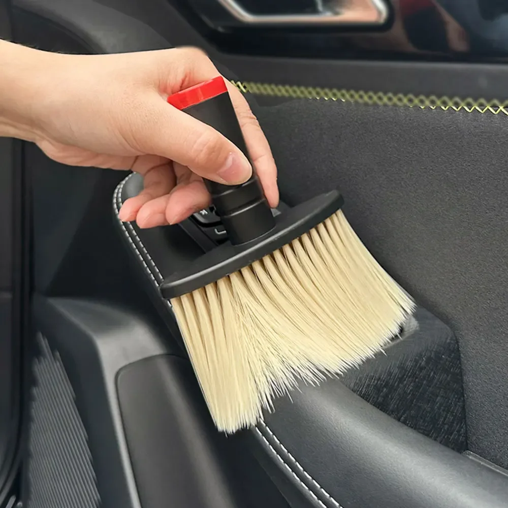 

1Pc Car Air Conditioner Outlet Dust Removal Soft Bristles Brush Car Dust Remover Brush Car Cleaning Tools Auto Wash Accessories