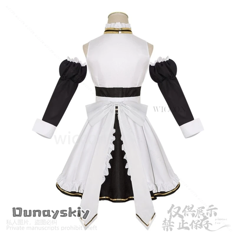 Anime The Vexations Of A Shut-In Vampire Princess Cosplay Villhaze Costume Maid Dress Lolita Wigs Girls Woman Cos Customized