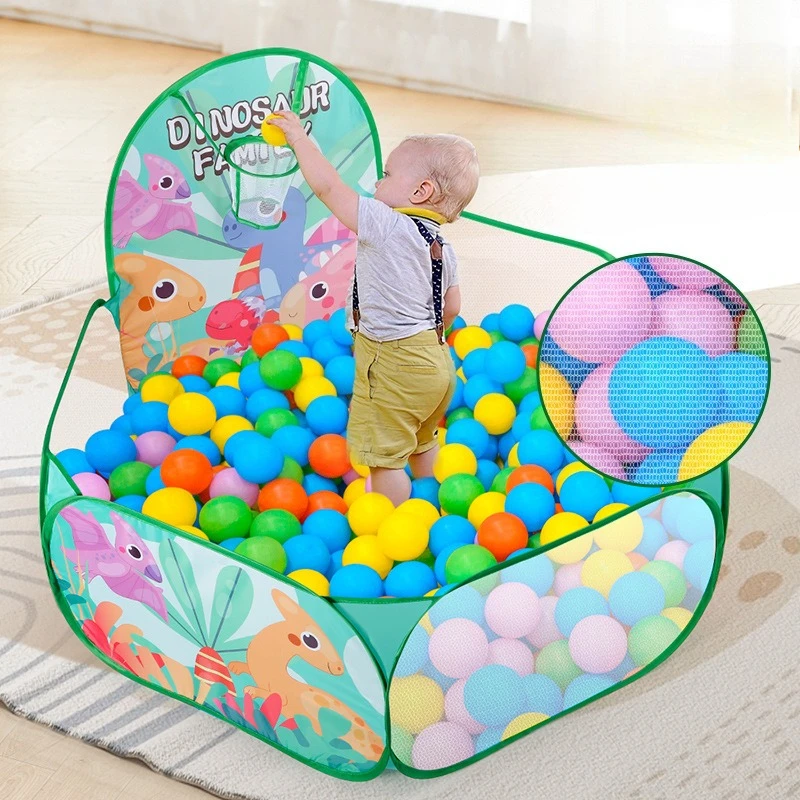 Dobrável playhouse interior crianças bebê casa tenda gabinete pode ser armazenado bola colorida pequena jarro piscina de brinquedos