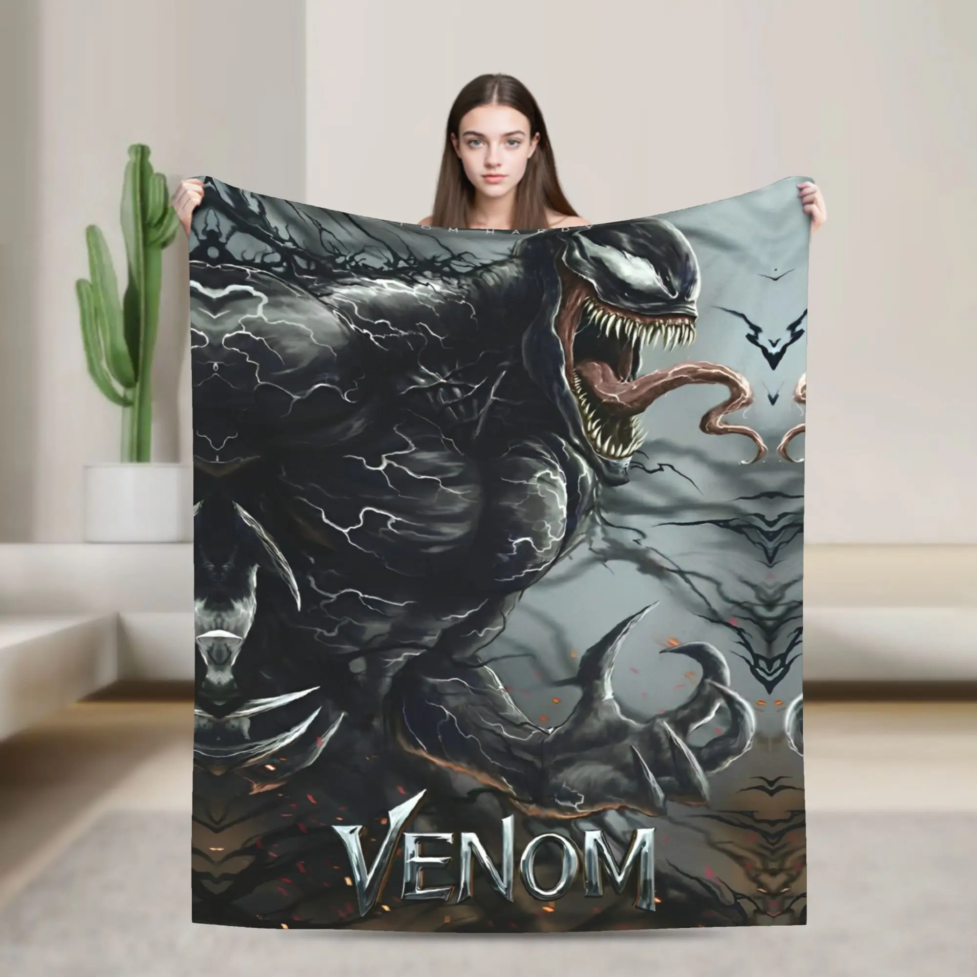 

Venom: The Last Dance Blankets Fuzzy Awesome Soft Throw Blanket for Bedding Lounge Winter