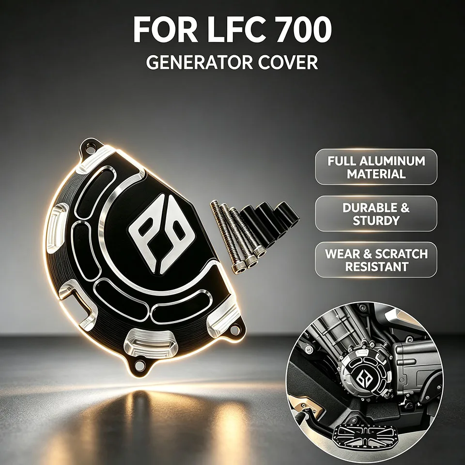 Motorcycle Generator Cover Guard Protection For LFC700 LFC 700 700LFC BD700 Motor Engine Crankcase Protective Parts