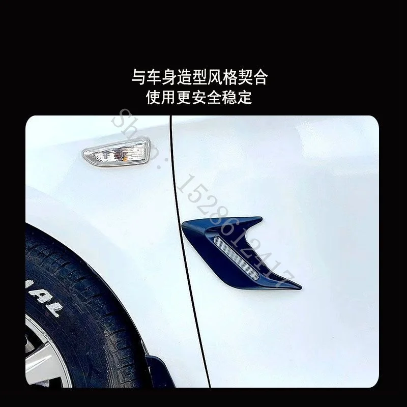 

For General Motors side decorative air inlet shark fin simulation air outlet engine hood fake air outlet car accessories