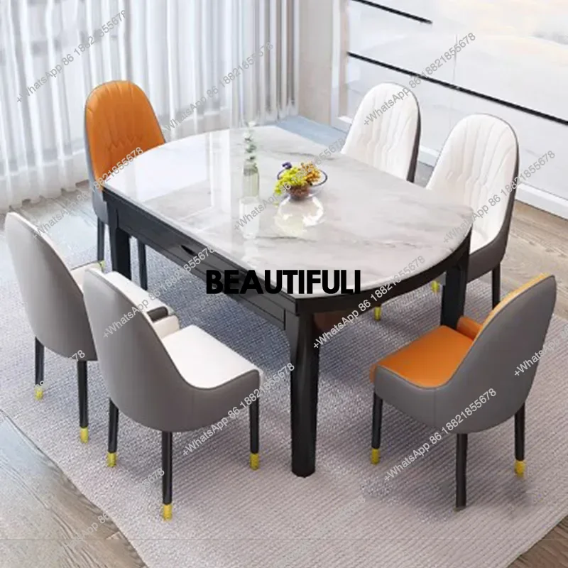 

Individual European Dining Table Vintage Nordic White Kitchen Dining Table Rectangular Design Sillas Para Comedor Home Furniture