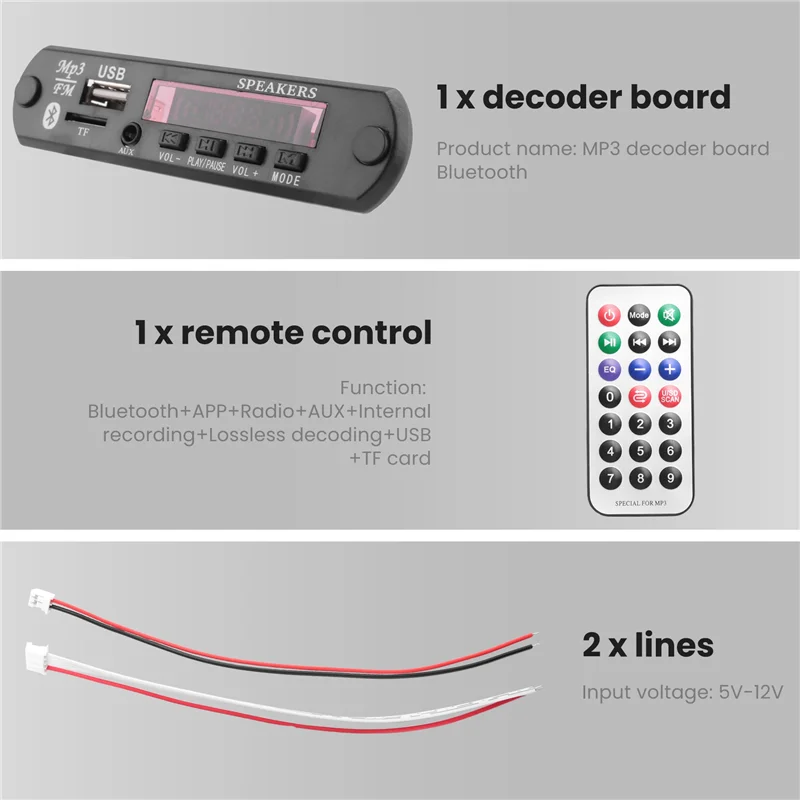 Usb MP3 Module Blue… - image