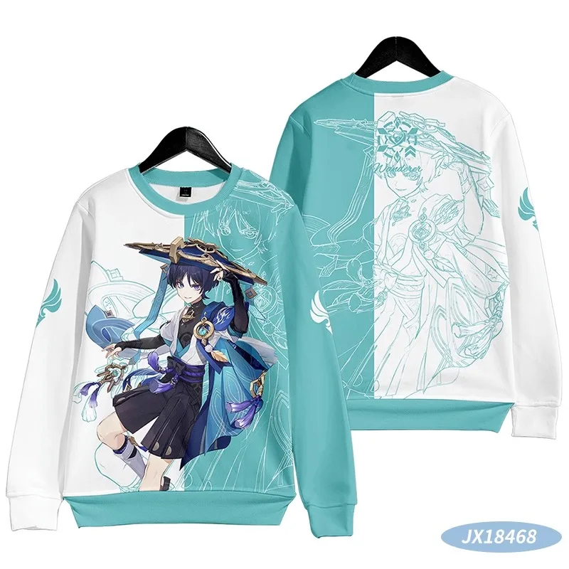 Genshin Impact Animation surround Guards Spring Spirit Nasita paracadutista Wanye Co branded anime Pain Clothes Coat