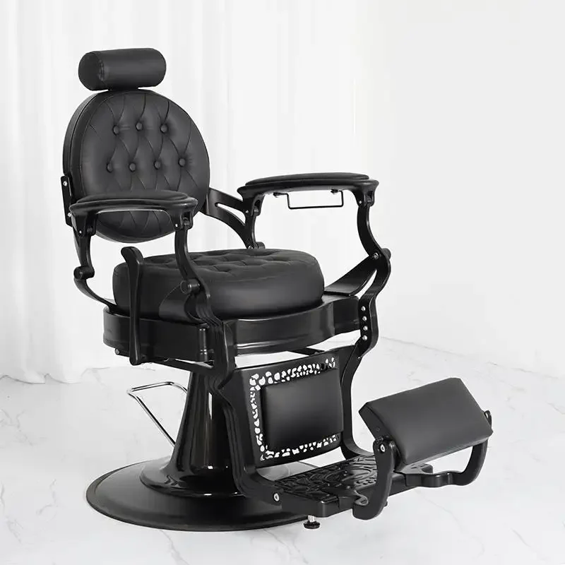 Workshop Adjustable Barber Chair Shampoo Styling Tattoo Wash Men Recliner Barber Chair Salon Barber Accesories