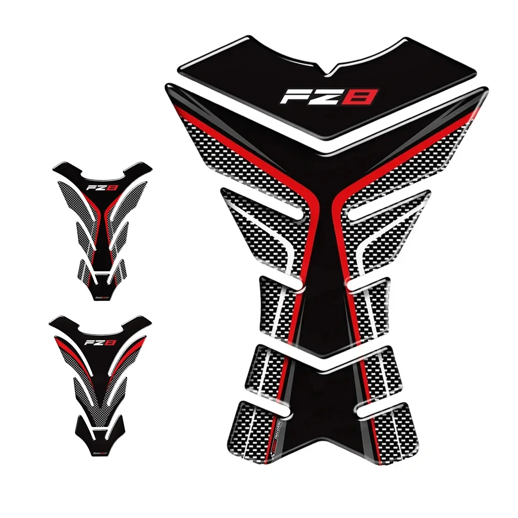 

For Yamaha FZ8 Fazer FZ8 Tankpad 3D carbon appearance motorcycle modification fuel tank pad protection sticker decoration