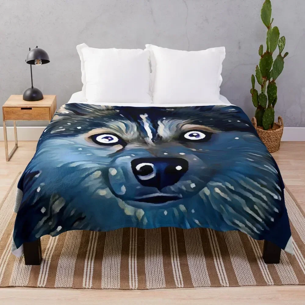 

Pomsky Throw Blanket Bed covers blankets ands Blankets