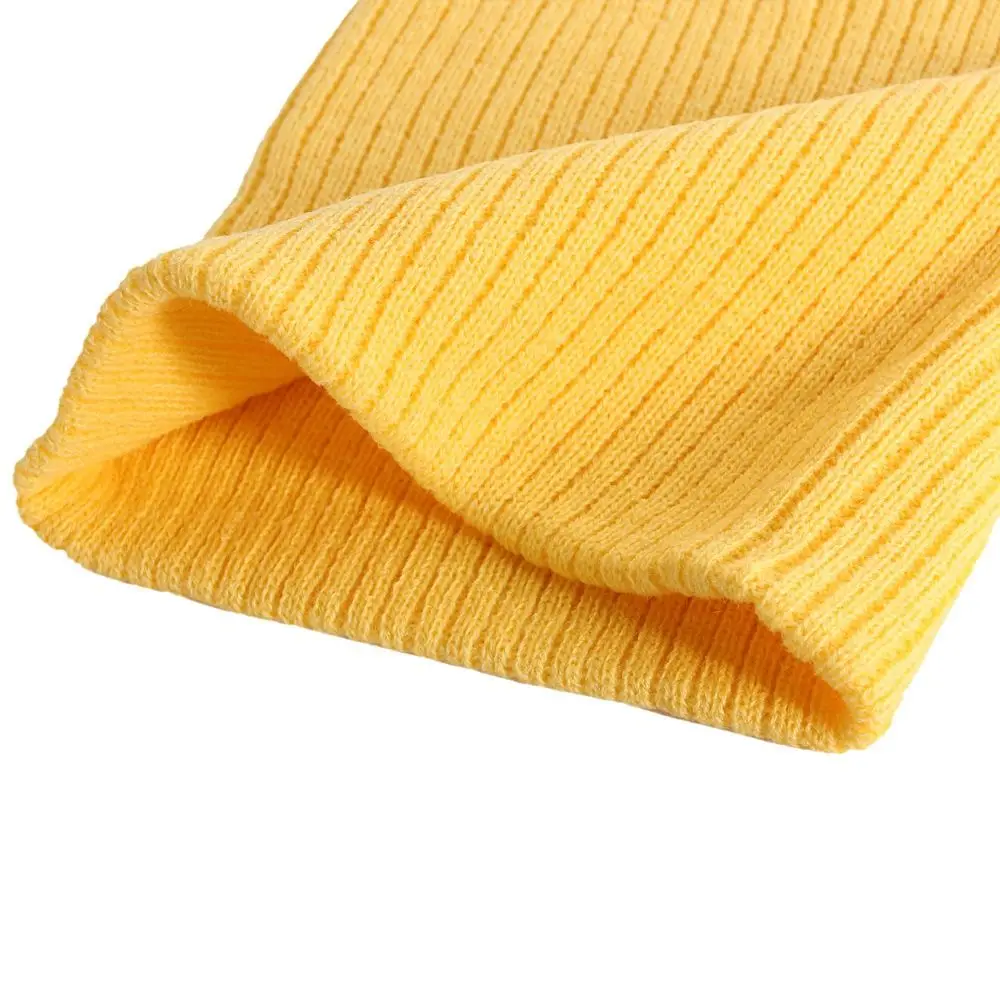 

Новые однотонные милые зимние шапки, разноцветные вязаные шапки 28*18 см, теплый капот