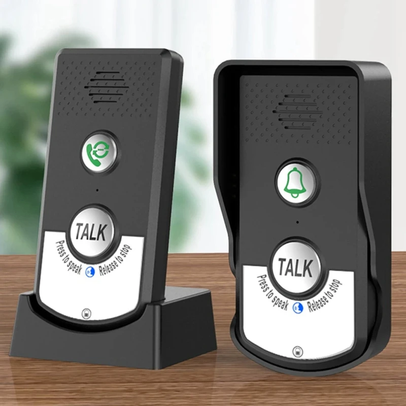 A16R-2.4G Wireless Long Distance Door Phone Intercom Doorbell 2 Way Audio Voice Sender&Reciever For  Hotel Call