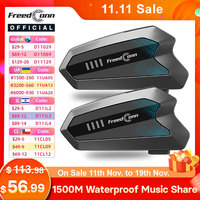 Freedconn Hero Motorcycle Intercom Helmet Bluetooth Headset 10 Riders Moto Intercomunicador Music Share Helmets for Motorcycles