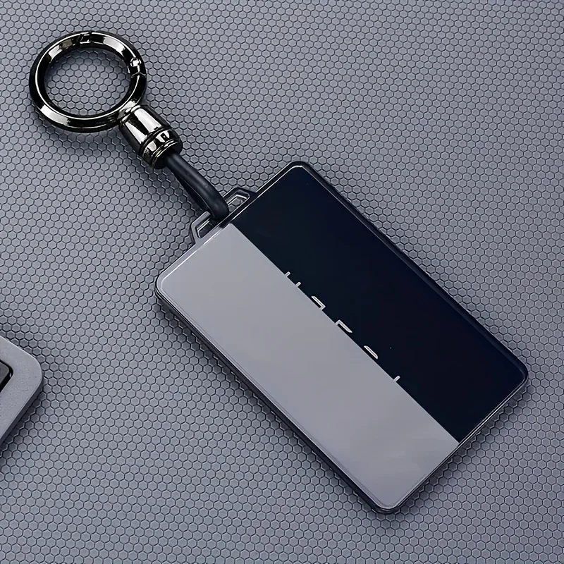 Transparent Key Cover for Tesla Model  Ultra-thin  Soft Case Tesla Car Key Card Protector with Keychain Card Holder