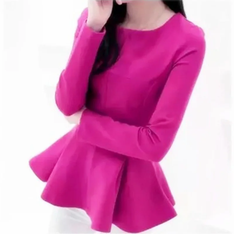 Elegant Solid Color All-match Folds Ruffles Blouse Women\'s Clothing 2024 Autumn New Oversized Casual Pullovers Office Lady Shirt