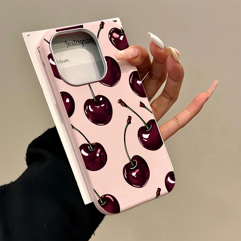 Kirschmuster-Handyhülle für Xiaomi Redmi Note 17 Pro Max Hüllen Redmi Mi 11 Lite 5G 14 15 14T 15T 13T Pro Leder Drop Coque – Detail 8