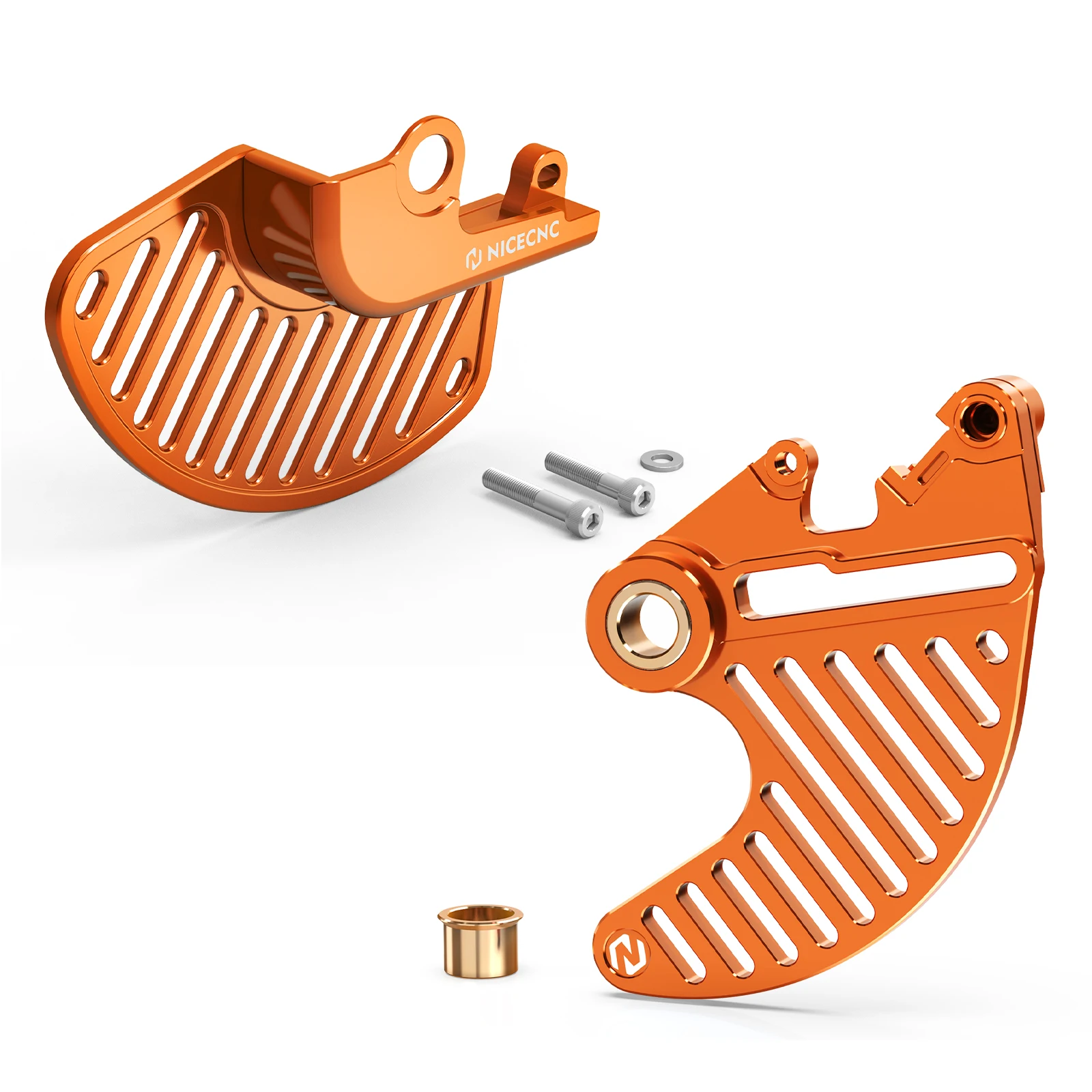 NICECNC Voor 2025 2024 KTM EXC 300 6D TPI XCW XCFW EXCF 500 450 350 300 250 200 150 125 SX XC SXF Voor- en Achterrem Schijfbescherming K