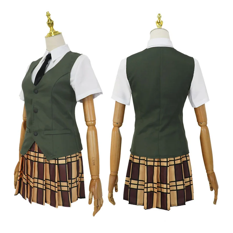 Disfraz de Anime Citrus para mujer, uniforme escolar, falda, peluca, fiesta de Halloween, Aihara Yuzu Aihara Mei